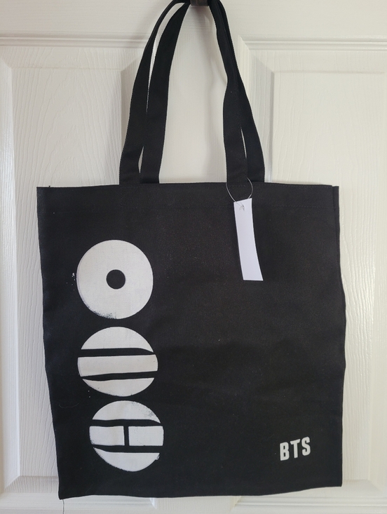 Bts Handbags - BTS Black Canvas Arirang Target Exlusive Tote Bag Limited Edition Rare NWT